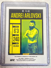 Load image into Gallery viewer, 2021 PANINI CHRONICLES UFC ANDREI ARLOVSKI FLUX AUTO AUTOGRAPH #FA-AAL

