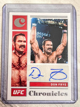 Load image into Gallery viewer, 2021 PANINI CHRONICLES UFC DON FRYE AUTO AUTOGRAPH #CS-DFY
