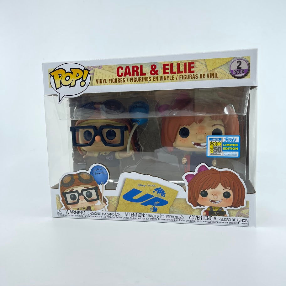 Funko POP! Disney: Carl and Ellie 2-Pack - SDCC Con Sticker