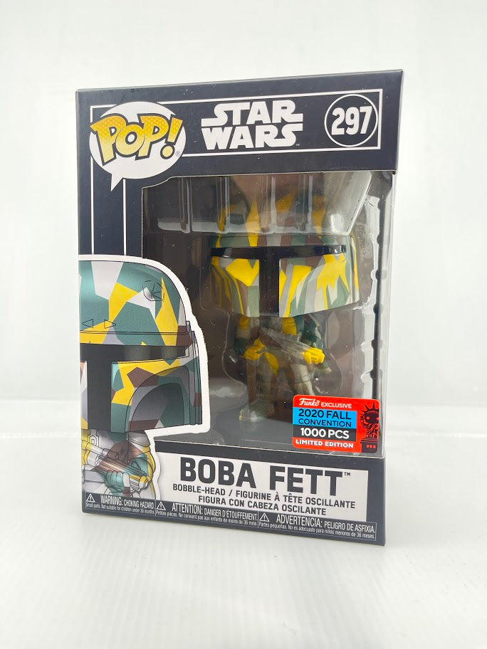 Funko Pop! Star Wars Boba Fett #297 NYCC 2020 Shared Sticker