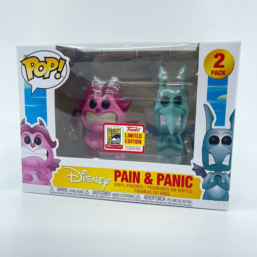 Funko Pop! Disney - Pain & Panic (2-pack) - SDCC 2018 Con Sticker