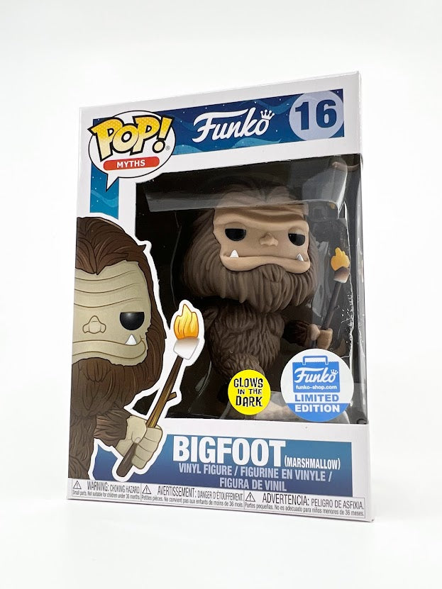 Funko Pop! Myths Bigfoot with Glow Marshmallow Stick GITD Funko Shop Exclusive!