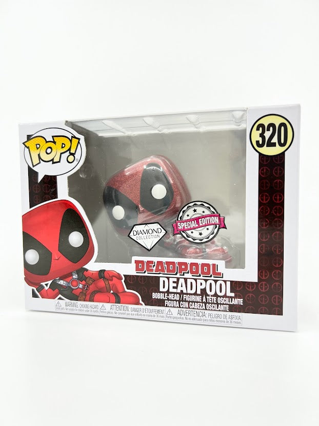 Deadpool Lounging Diamond Funko Pop! #320 - The Pop Central