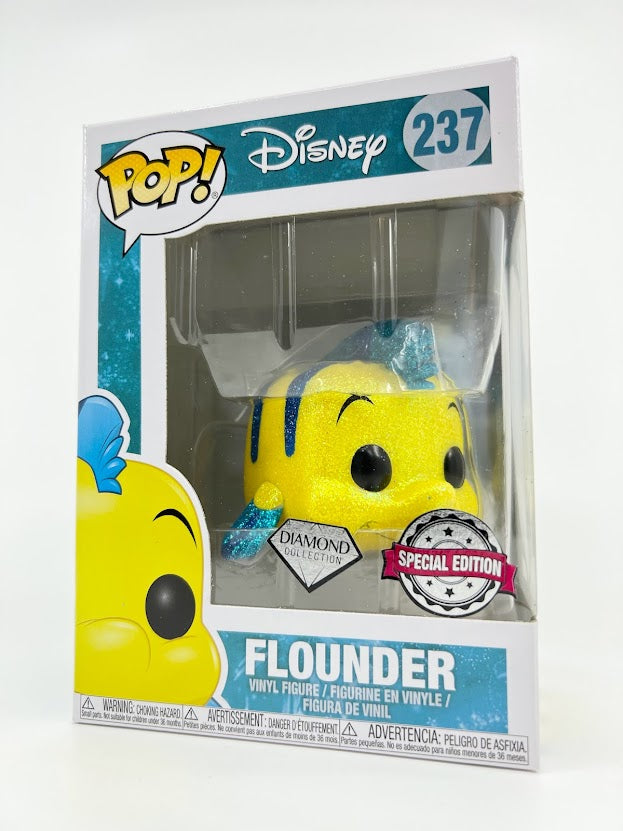 Funko POP Disney: The Little Mermaid – Flounder #237 Diamond Special Edition