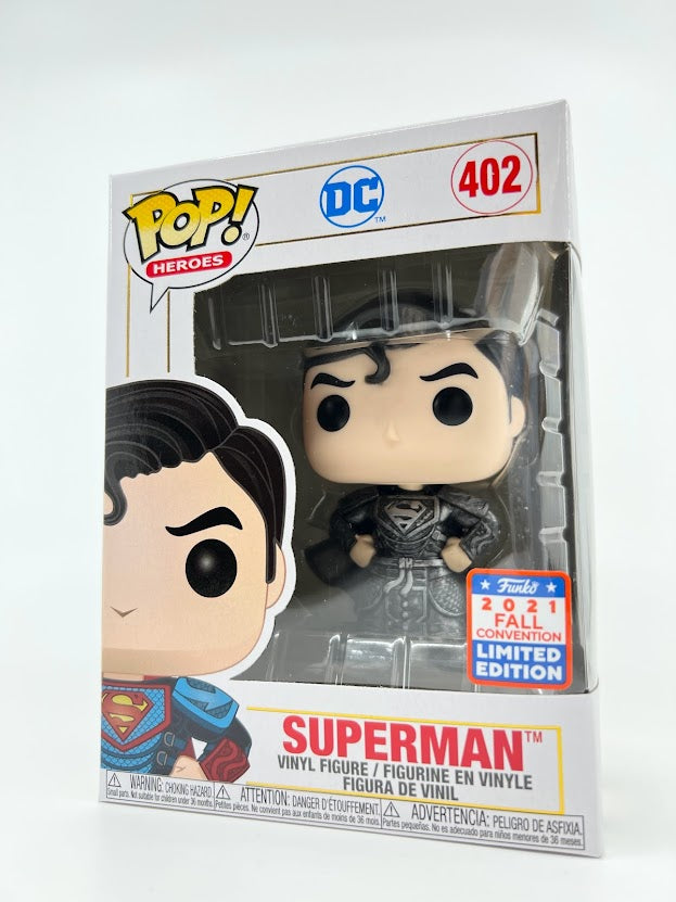 Funko Pop! DC Heroes 2021 Summer Imperial Palace Metallic Black Superman China Exclusive