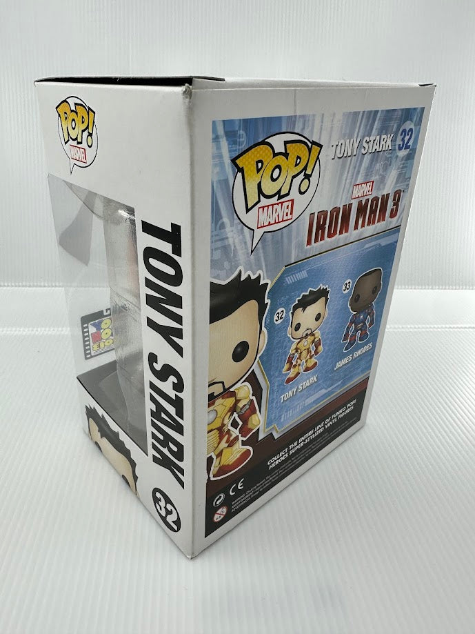 セール 2013年 SDCC ファンコポップ トニー スターク 32 マーベル Funko Pop! Marvel Iron Man 3 Tony Stark SDCC Bobble-Head