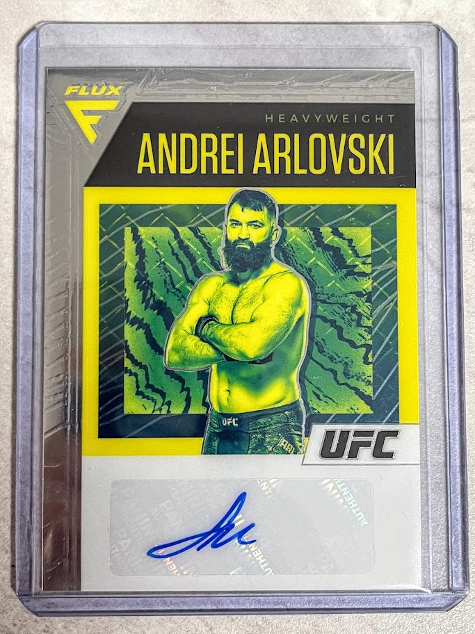 2021 PANINI CHRONICLES UFC ANDREI ARLOVSKI FLUX AUTO AUTOGRAPH #FA-AAL