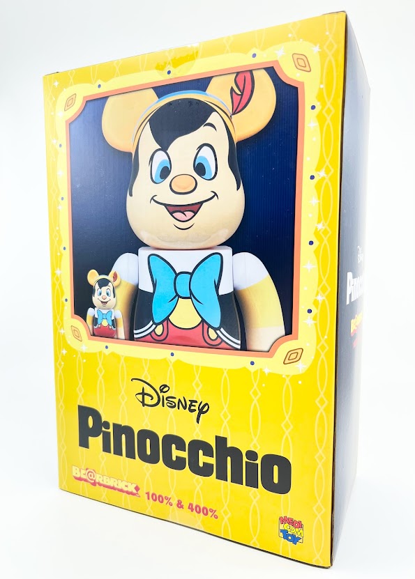 Medicom Bearbrick Pinocchio 400% +100% Set 2021