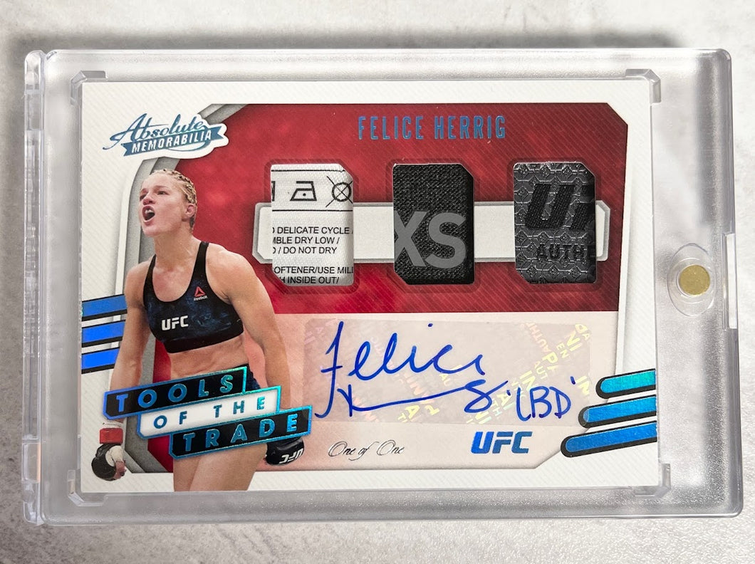 2021 Panini Chronicles - Felice Herrig - Tools of the Trade - Autographed Signed - One of One (1/1)