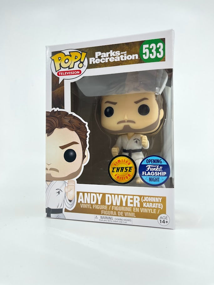 Funko POP! Television: Parks & Recreation - Andy Dwyer Karate Johnny #533 - Funko Flagship