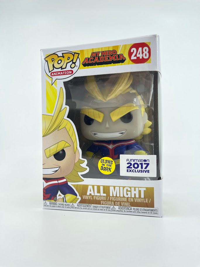 Funko Pop! Animation - My Hero Academia All Might #248 GITD - Funimation Exclusive (2nd Release)