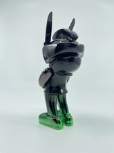 Load image into Gallery viewer, Emerald Obsidian Chrome TEQ63 - ECCC 2021 - Martian Toys by Quiccs 6&quot;
