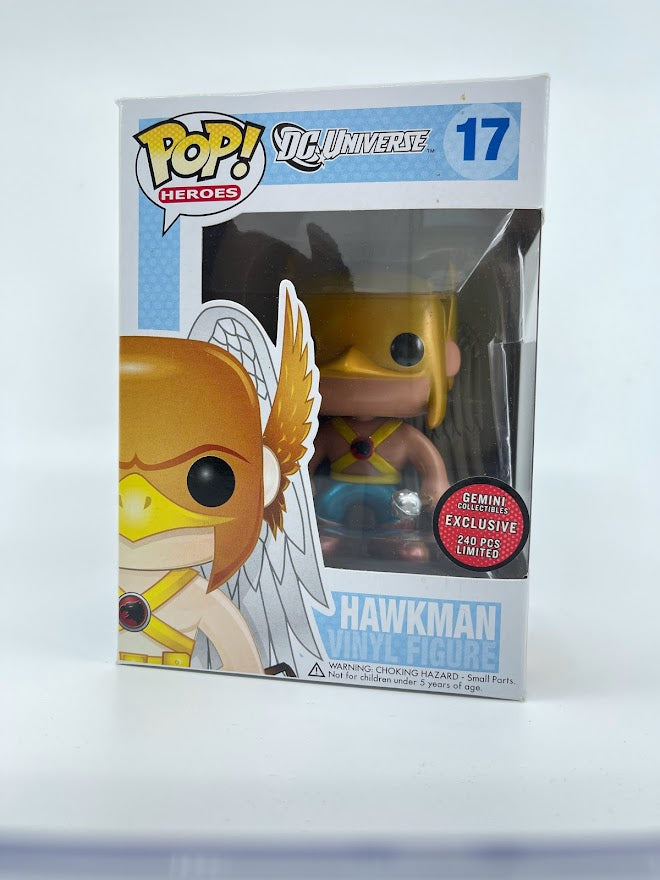Funko POP! DC Heroes/Universe - Hawkman Metallic #17 - Gemini Exclusive