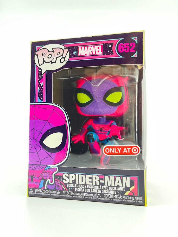 Funko Pop! Marvel Spider-Man Black Light - Target Exclusive
