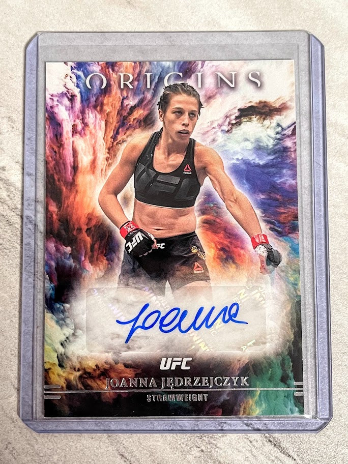 2021 PANINI CHRONICLES UFC ORIGINS JOANNA JEDRZEJCZYK AUTO AUTOGRAPH #OA-JJK