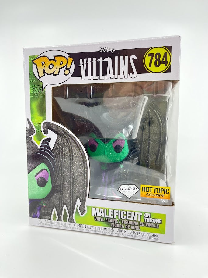 Funko Pop! Disney: Maleficent on Throne Diamond Deluxe - Hot Topic Exclusive
