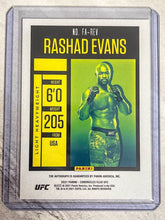 Load image into Gallery viewer, 2021 PANINI CHRONICLES UFC RASHAD EVANS FLUX AUTO AUTOGRAPH #FA-REV
