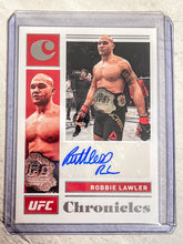 Load image into Gallery viewer, 2021 PANINI CHRONICLES UFC ROBBIE LAWLER AUTO AUTOGRAPH #CS-RLW
