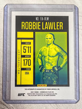 Load image into Gallery viewer, 2021 PANINI CHRONICLES UFC ROBBIE LAWLER FLUX AUTO AUTOGRAPH #FA-RLW
