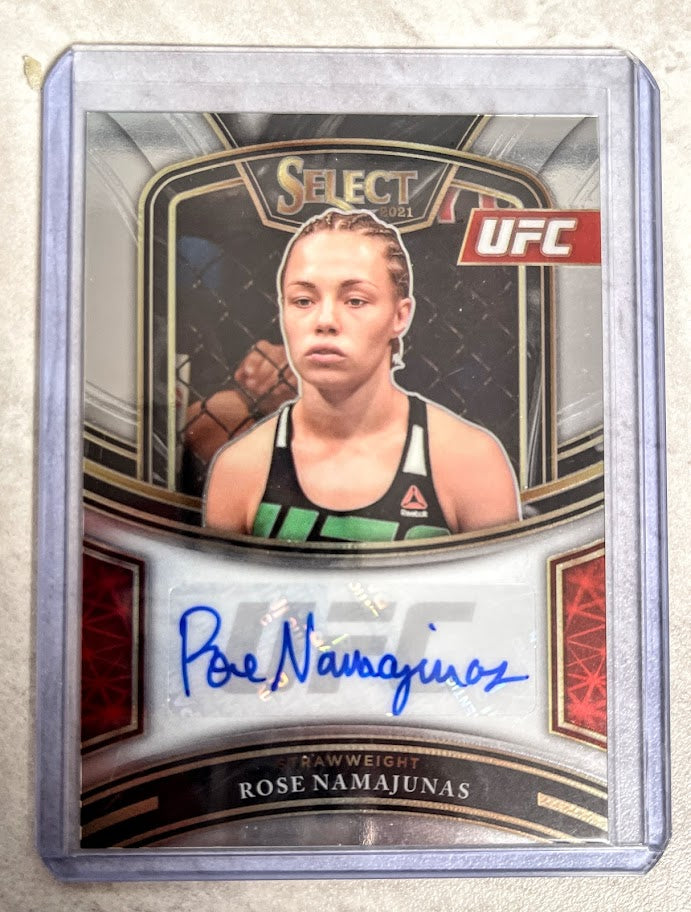 2021 Panini Select - Rose Namajunas - Auto /99