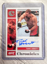 Load image into Gallery viewer, 2021 PANINI CHRONICLES UFC TANK ABBOTT AUTO AUTOGRAPH #CS-TAB
