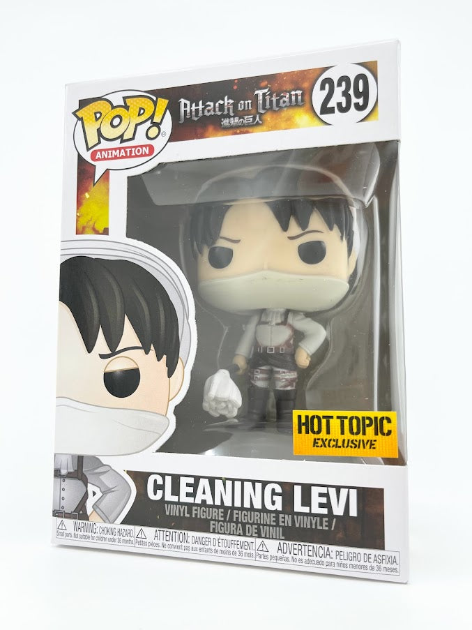 Funko POP! Attack on Titan Cleaning Levi - Hot Topic Exclusive
