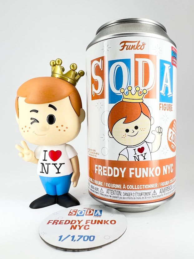 Funko SODA! Freddy Funko NYCC Common