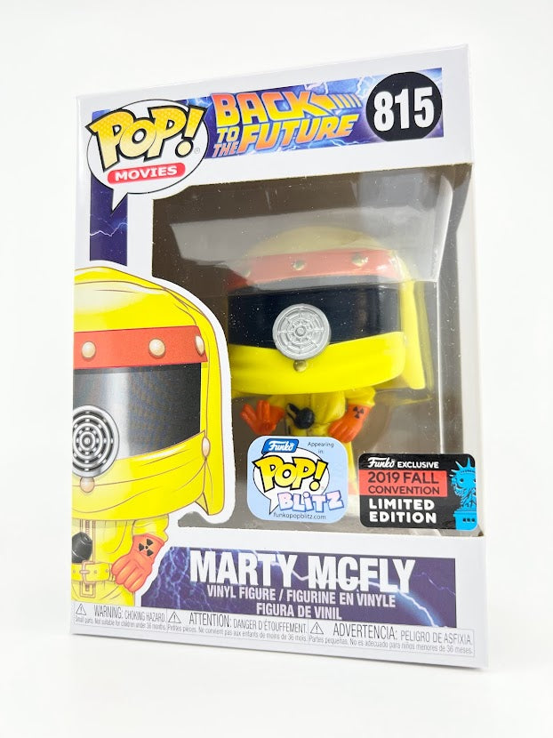 Funko Pop! Movies - Back to the Future - Marty McFly Radiation Suit #815 NYCC Shared Exclusive