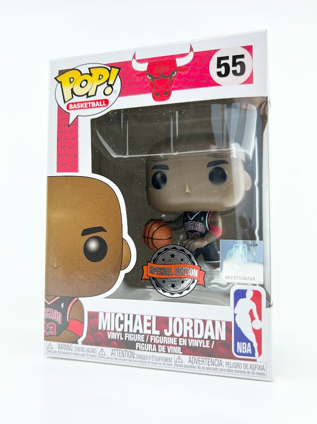 Funko POP! NBA Chicago Bulls - Michael Jordan Black Uniform #55 Special Edition