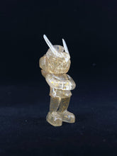 Load image into Gallery viewer, Sparkle Gold 5 Points Festival VIP Exclusive MicroTeq TEQ63 - Martian Toys by Quiccs 3&quot;
