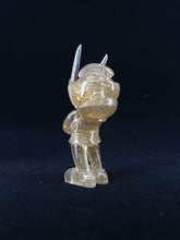 Load image into Gallery viewer, Sparkle Gold 5 Points Festival VIP Exclusive MicroTeq TEQ63 - Martian Toys by Quiccs 3&quot;
