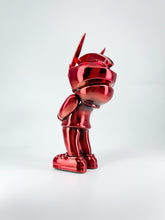Load image into Gallery viewer, Red Chrome MicroTeq TEQ63 - Martian Toys by Quiccs 3&quot;
